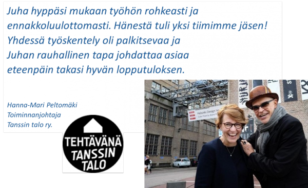 Tehtävänä Tanssin talo