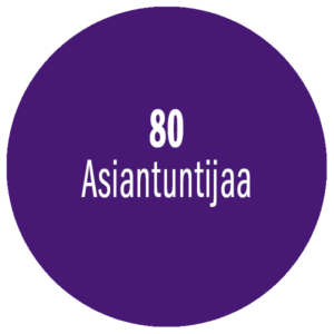 80 asiantuntijaa